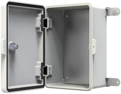 YAVUZ Polyester Pano 20 x 30 x 14 cm Taban saclı IP65 Polyester Pano Montaj Plakalı Elektrik Kutusu Taban Saclı Pano Dış Ortam Muhafaza Kutusu PLYS 2030 - Görsel 1