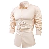 【Attention aux détails】Le design boutonné, les coutures raffinées et la coupe ajustée font de cette chemise un incontournable de votre garde-robe. Disponible dans des nuances classiques, il complète sans effort une tenue élégante et décontractée