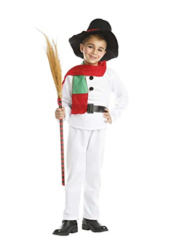 Fato de boneco de neve infantil 7-9 anos