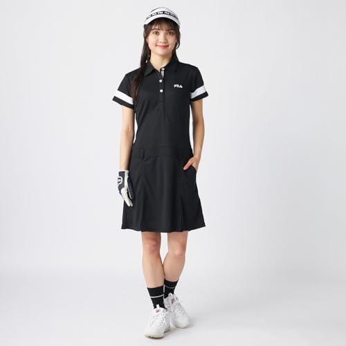 FILA GOLF プリーツワンピース 755522W BK M