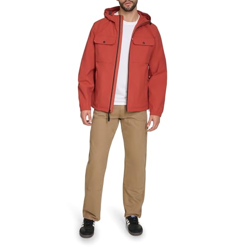 Levi's Men's Hooded Waterproof Arctic Cloth Rain Jacket2