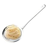 Colino a maglia fine – Filtro per alimenti, setaccio a maglia fine con manico, setaccio multiuso per cottura di quinoa, uova, pasta, succo, farina, caffè macinati o pasta con facilità riso cucina