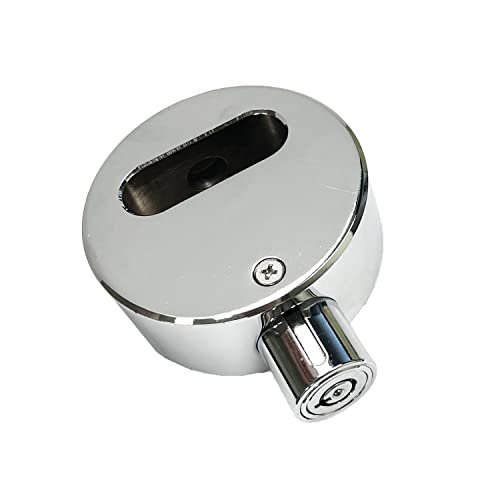 Image of 3PCS New Released Hidden Shackle Hockey Puck Round Padlock Van Trailer Tubular Key