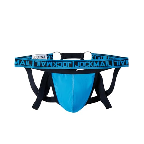 JOCKMAIL Mesh Breathable Jockstrap Athletic Supporters for Men Jock Strap Male Underwear