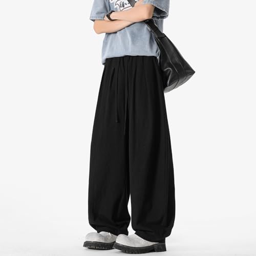 Seidarise Men's Linen Pant Japanese Hip Hop Sweatpants Harem Pants Sports Harem Baggy Wide Leg Cotton3