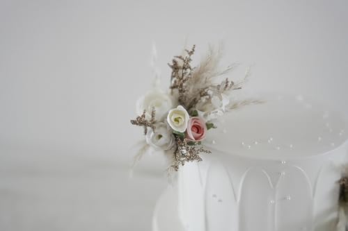 Set de Adorno Floral para Pastel de Boda miniatura 6