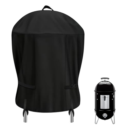 TwoPone Smoker Grill Cover for Weber Smokey 14 Inch Round Smoker Cover