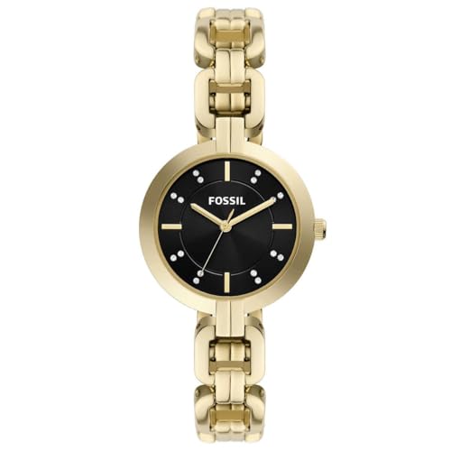 Fossil Reloj Analógico para Mujer de Cuarzo con Correa en Acero Inoxidable BQ3925