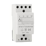 YJYUIU YJUBT16 Door Bell Transformer 8V/12V/24V-For Wired Doorbell & Compatible With Chime/Smart Door Bell-DIN Rail Mountable