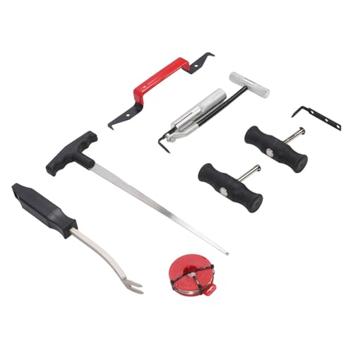 Dioche Kit d'outils de Dépose de Pare-Brise 8 Pièces, Outil de Dépose de Pare-Brise Automobile, Ensemble d'outils de de pour Voitures Camions Légers - Kit 'Outils Professionnel Complet pour Une