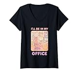 Photo Gallery donna pc gaming sarò nel mio ufficio hardware nerd pc gamer girl maglietta con collo a v Photo Gallery donna pc gaming sarò nel mio ufficio hardware nerd pc gamer girl maglietta con collo a v