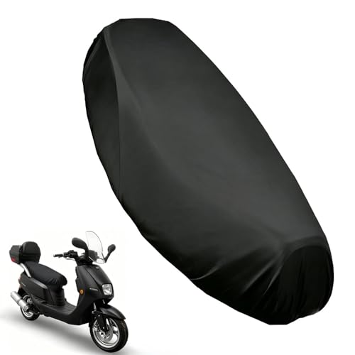 Yadiraom Funda para asiento de moto, funda impermeable para asiento de scooter, con superficie antideslizante, ajuste universal para cubierta de asiento