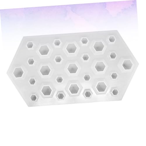 Molde de silicona transparente para cubitos de hielo en forma de diamante miniatura 7