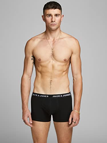Jack & Jones Herren Jacsolid Trunks 10 Packs Boxershorts, 4x Schwarz, 2x Port Royale, 2 Ivy Green, 2x Dark Grey Melange ,S – Ansicht 2