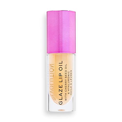 Revolution Beauty London, Glaze Lip Oil, Nourishing Getaway Teracotta, 4.6ml, Terracotta, 4.6 ml (Pack of 1)