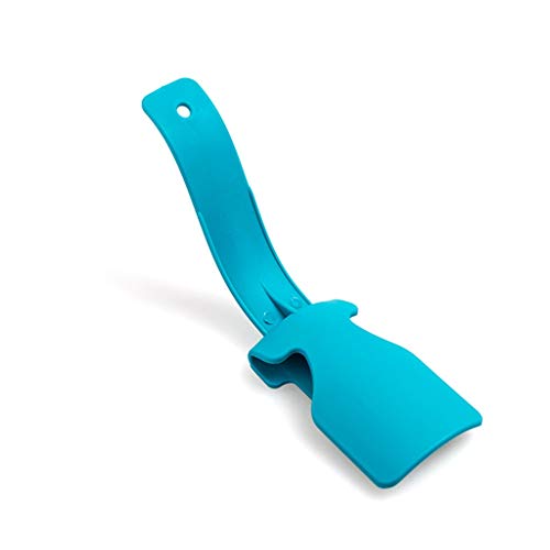 YWLETO Schuhlöffel mit langem Griff, Schuhlöffel-Schuhheber biegt Sich Nicht nach unten Schuhlöffel-Schuhheber Schuhheber mit langem Griff (Farbe: Blau) (Color : Blue)