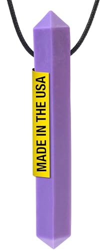 ARK Krypto-Bite, Chew Necklaces for Sensory Kids and Adults, Oral Fidget for Autism, ADHD, SPD, Anxiety, Medical-Grade Sensory Chew Necklace, XXT, Very Firm, Lavender
