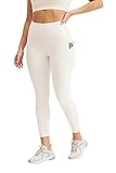 Fabletics Women's Oasis PureLuxe High-Waisted 7/8 Legging, Light Compression, Buttery Soft, XXL, Whi