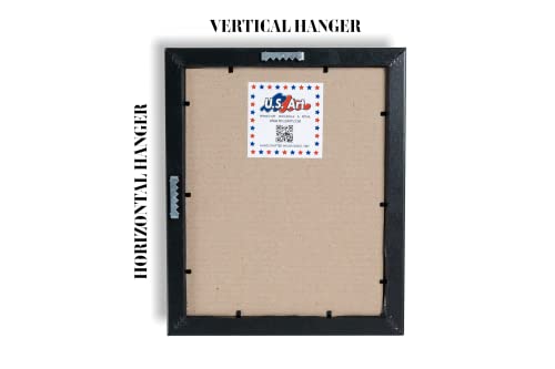 Us Art Frames 24X32 Traditional Style Black Thin .75 Inch Wide, Solid Popler Wood, Wall Decor Picture Poster Photo Frame #TOP5