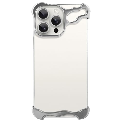 aidvaia Funda Compatible con iPhone 16 Pro Compatible con protección de cámara de Lente, diseño Minimalista sin Marco, destaca Extremadamente la Personalidad