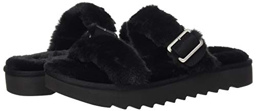 Koolaburra By Ugg Women's Furr-Ah Sandal, Black, Size 8 #TOP6