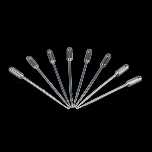 Image of G2PLUS Plastic Dropper - 25pcs Disposable Transfer Pipettes, 1ml Graduated Dropper for Essential Oils, Lab Use, DIY Crafts (Pack of 2)