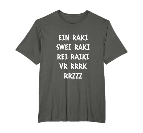 Raki Spruch Griechenland Alkohol Kreta T-Shirt