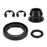 Atesilor Transmission Shift Shaft Seal Kit for Ford C4 C6, Includes Linkage & Throttle Valve Seals, Grommet, E-clip, Replaces C7AZ7B498A