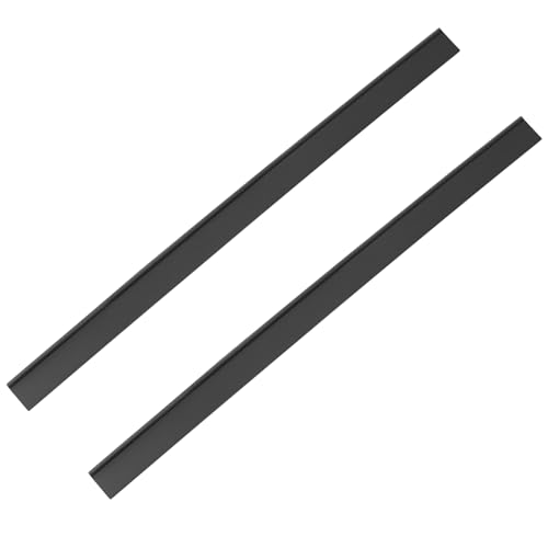 2PCS 14” Professional Window Squeegee Blade 35cm Replacement Rubber Lips Universal Professional Window Cleaning Squeegee Large Wiper Strip Cleaner Tool Accessories for Glass Mirror Door Car