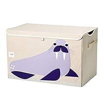 3-Sprouts-Kids-Toy-Chest-Baul-de-almacenamiento-para-habitacion-de-ninos-y-ninas-morsa