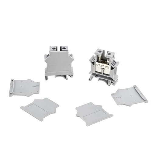 Placa final D-UK16 para evitar contactos accidentales en bloques de terminales UK16 2