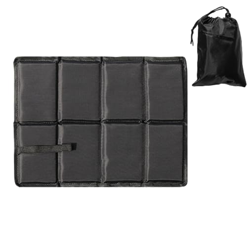 Coussin De Siège Imperméable Pliant - Taft De Miroir Portable À L'épreuve D'humidité Pour Le Camping, La Randonnée, Les Pique-Niques Et Le Stade | Tapis De Coussin De Siège Extérieur Pliable, Léger Et