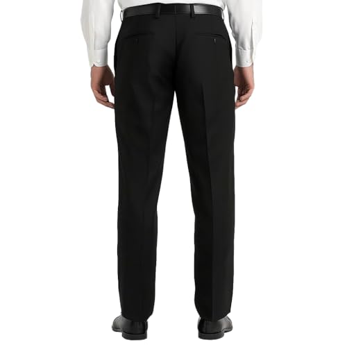 Men's Flat Front Dress Pants Regular fit Business Casual Pants for Men3