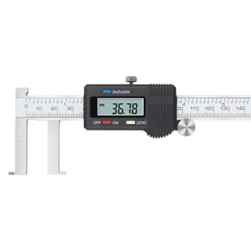Digital Caliper with Inner Groove of Caliper Cutter Head, High Precision Inner Diameter Caliper Range: 14-150mm Small