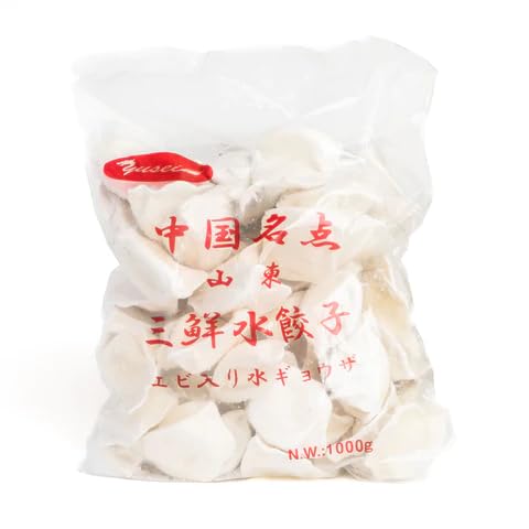 山東三鮮水餃子【2点セット】 エビ入り水ギョーザ 業務用 山東名産 冷凍商品 1kg×2袋