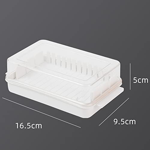 Souhgaue Butter Cutting Storage Box Butter Dish Cutter with Lid Transparent Cheese Slicer Tray Container Household Kitchen Tool 1 - Image 3