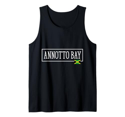 Annotto Bay Country Jamaica Viaje familiar Jamaicanos Hombres Mujeres Camiseta sin Mangas