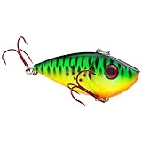 Strike King Redeye Shad Bait (Bleeding Fire Tiger, 0.5-Ounce)