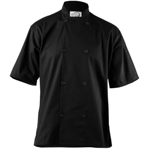 Mercer Culinary M60019BKM Black Cook Jacket Cover