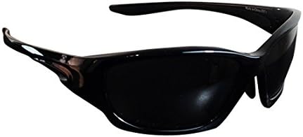 Brand X Safety X5B13 Safety Glasses with Fixed Rubber Bridge & Bent Temples, Neutral Gray Anti-Fog Lens, Glossy Black Frame (Box of 10 Pairs)