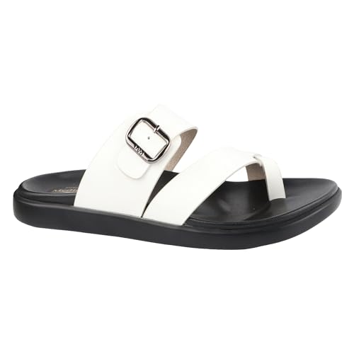 Image of Medifeet Men's Toe-Ring Leather Highway Sandals
