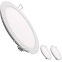 LED ATOMANT Pack 3x Panel LED Redondo de empotrar, 225mm 20W, Color 6500K