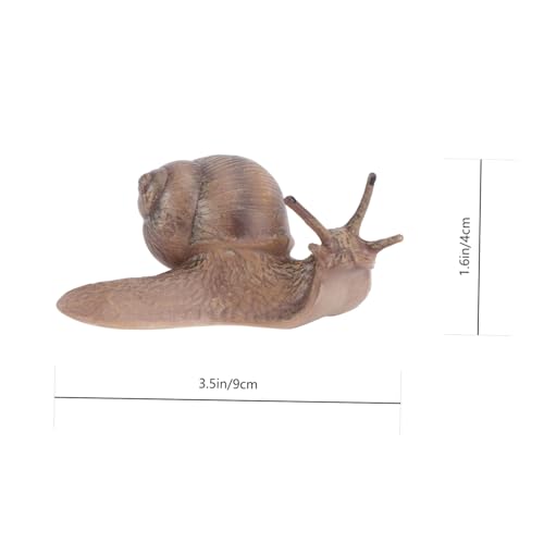 Abaodam 1 Peça Caracol Micro Paisagem Caracol Gramado Ornamento Caracol Figura Caracol Estátua Estat