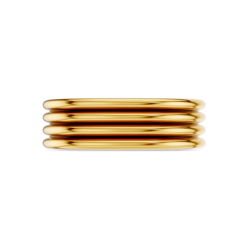 Kisna Diamond & Gold Jewellery 18KT (750) Yellow Gold For Women|Real Gold Band|Gold Band Women|Stylish & Simple Daily Wear Gold Band|Gift for Her, Birthday, Anniversary|Axora Gold Band S17