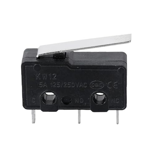 Microinterruptor KW12-1 homologado tipo mini interruptor de palanca para electrónica, 20 piezas 5
