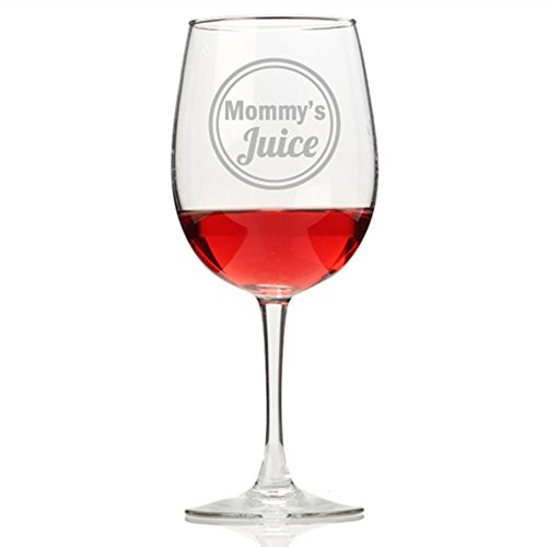 Mommy's Juice Wine Glass