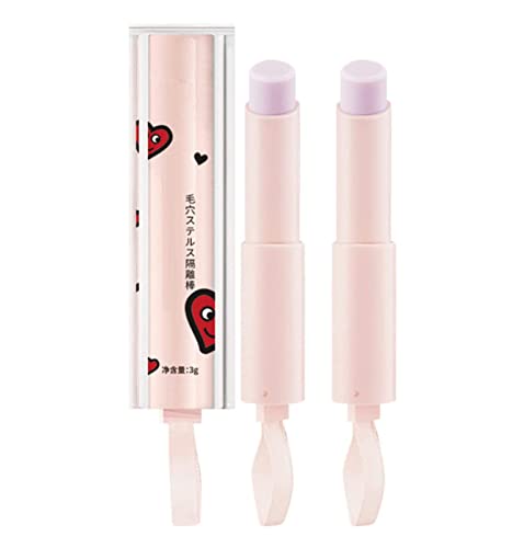 2 PCS Venienca Primer, Venienca Pore Eraser, Instant Wrinkle Blurring Primer, Makeup Pore Filler Primer, Mattifying Pore Minimiser, Waterproof Face Primer Stick for Minimised Pores & Even Complexion