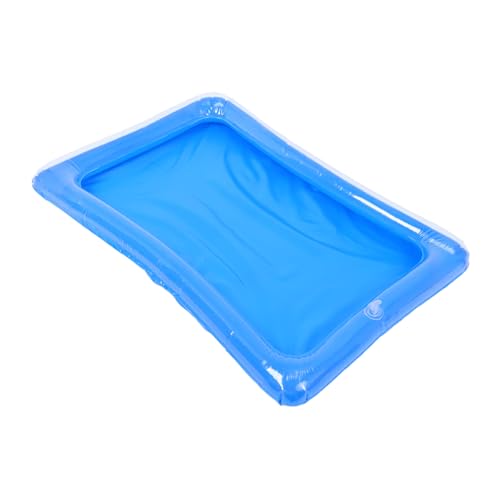 TOPPERFUN Inflatable Ice Bar Sand Table Pool Accessory Water Inflatable for Outdoor Play