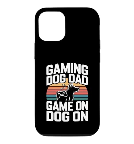 �������ȃQ�[���uDog Dad Game On Dog On Controller�v �X�}�z�P�[�X iPhone 12/12 Pro �p