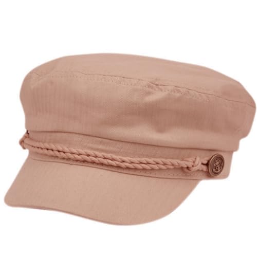 Image of EPOCH Men's Summer Cotton Greek Fisherman Sailor Fiddler Driver Hat Flat Cap